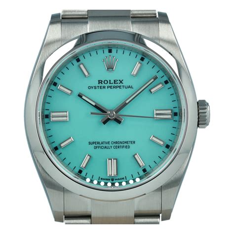 rolex azul turquesa